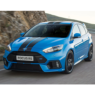 Ford Focus (09/2014 - 03/2018) RS racing stripes Over-the-top, glossy black