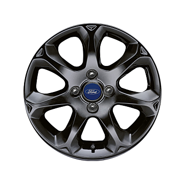 Ford alloy wheel 16" 7-spoke design, Panther Black