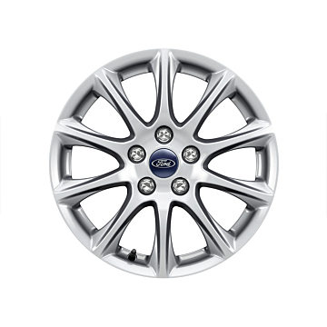 Ford alloy wheel 16" 10-spoke design, sparkle silver