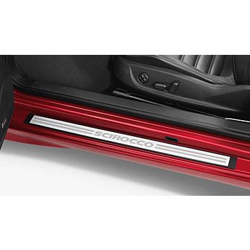 Volkswagen Scirocco 2008 - 2014 scuff plates stainless steel