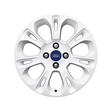 Ford alloy wheel 15" 7x2-spoke design white