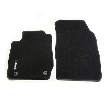 Ford Fiesta (23/02/2011 - 06/2017) velour floor mats black front side
