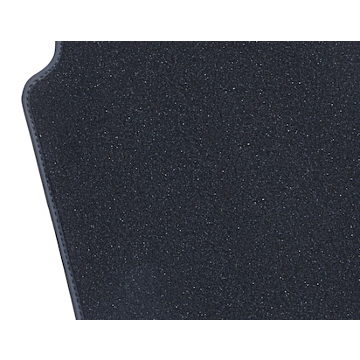 Ford B-MAX 2012 - 2018 floor mats, premium velours rear, black with double stitching